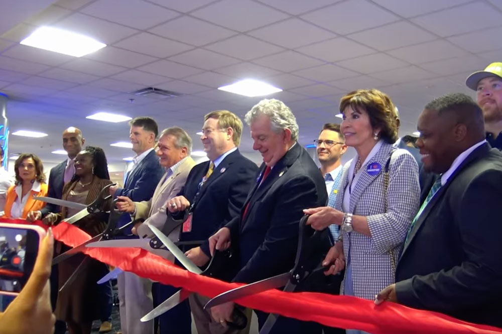 Ribbon Cutting and Confetti: The Shreveport Regional Airport Gate 1 & 8 Expansion is finished